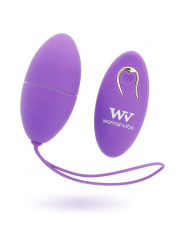 WOMANVIBE - ALSAN EGG TELECOMANDO SILICONE NERO VIOLA