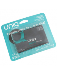 UNIQ - SMART LATEX FREE PRE-ERECTION CONDOMS 3 UNITS