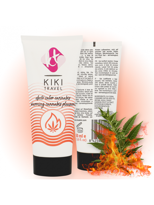 KIKÍ TRAVEL - CANNABIS LUBRIFICANTE EFFETTO CALDO 50 ML