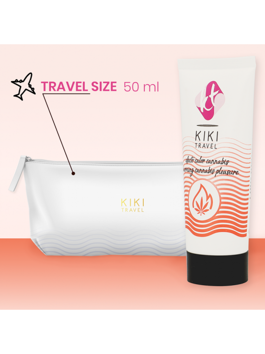 KIKÍ TRAVEL - CANNABIS LUBRIFICANTE EFFETTO CALDO 50 ML