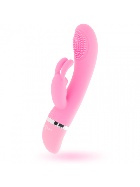 INTENSE - VIBRATORE OSCILLANTE SUSY IN SILICONE ROSA CONIGLIO