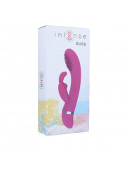 INTENSE - VIBRATORE OSCILLANTE SUSY IN SILICONE ROSA CONIGLIO