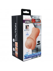 CRAZY BULL - MASTURBADOR VAGINA CON PELLE ACQUATA CON BULLET VIBRANTE 2