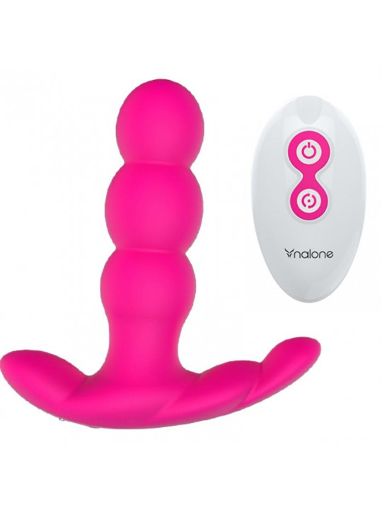 NALONE - VIBRATORE ANALE PEARL TELECOMANDO NERO