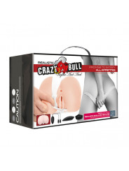 CRAZY BULL - VAGINA E ANO REALISTICI CON VIBRAZIONE POSIZIONE 8