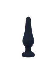 INTENSE - PLUG ANALE PIPO S SILICONE NERO 9,8 CM