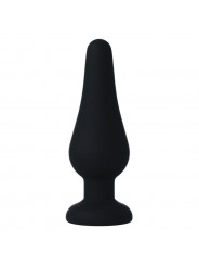 INTENSE - PLUG ANALE PIPO M SILICONE NERO 11 CM