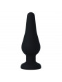 INTENSE - PLUG ANALE PIPO M SILICONE NERO 11 CM