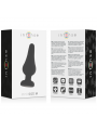 INTENSE - PLUG ANALE PIPO M SILICONE NERO 11 CM