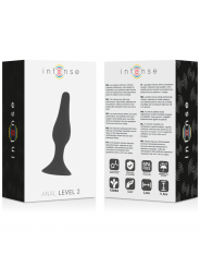 INTENSE - LIVELLO ANALE 2 11,5 CM NERO