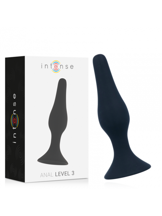 INTENSE - ANALE LIVELLO 3 12,5 CM NERO