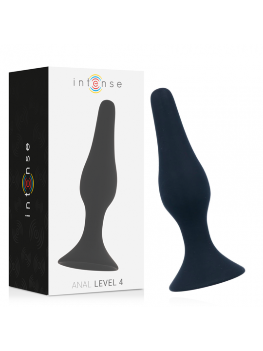 INTENSE - ANALE LIVELLO 4 15,5 CM NERO