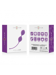 INTENSE - KISHA FIT IN SILICONE KEGEL LILLA