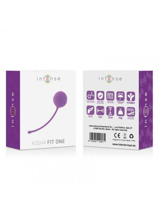 INTENSE - KISHA FIT ONE IN SILICONE KEGEL LILLA