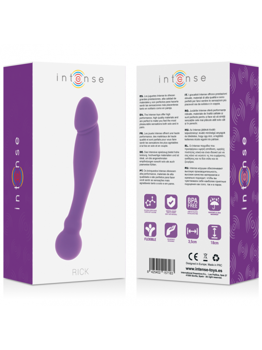 INTENSE - SILICONE RICK DUAL LILLA