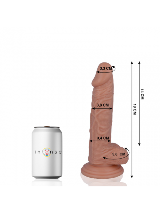 MR INTENSE - 11 REALISTIC PENIS 18 CM -O- 3.8 CM