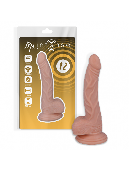 MR INTENSE - 12 PENE REALISTICO 18.2 CM -O- 2.5 CM