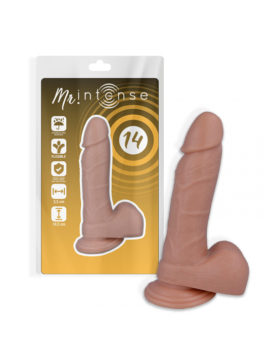 MR INTENSE - 14 PENE REALISTICO 18.5 CM -O- 3.8 CM