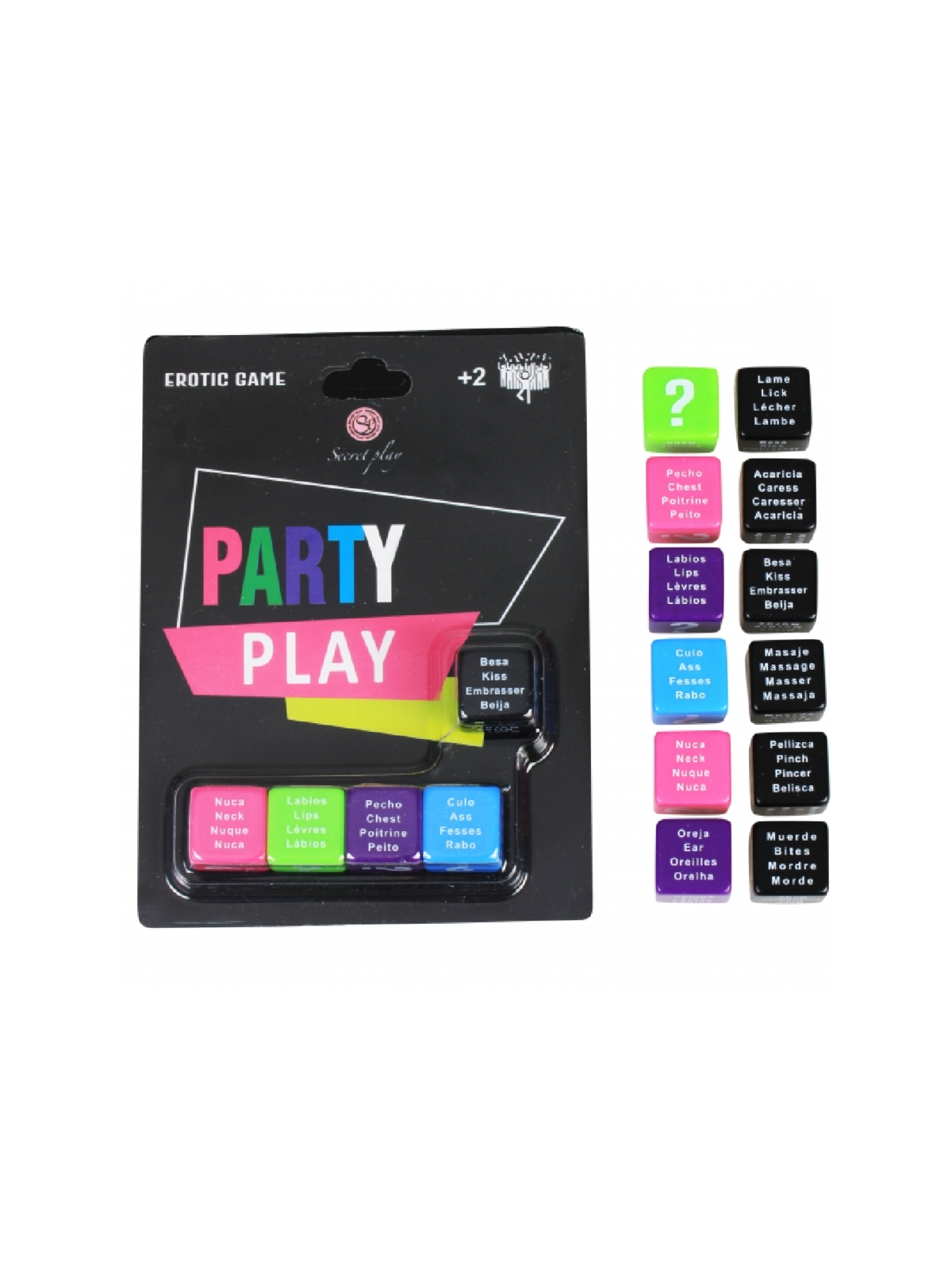 SECRETPLAY - GIOCO PARTY PLAY 5 DATO (ES/PT/EN/FR)