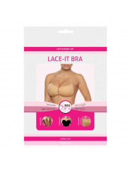 BYE-BRA - LACE-IT VALORIZZAZIONE PUSH-UP BEIGE COPPA A