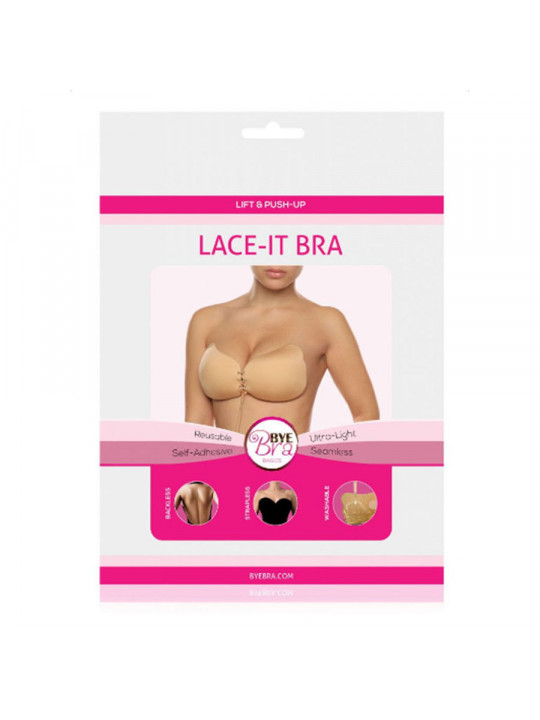 BYE-BRA - LACE-IT VALORIZZAZIONE PUSH-UP BEIGE COPPA A