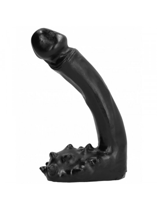 ALL BLACK - DILDO REALISTICO 19 CM