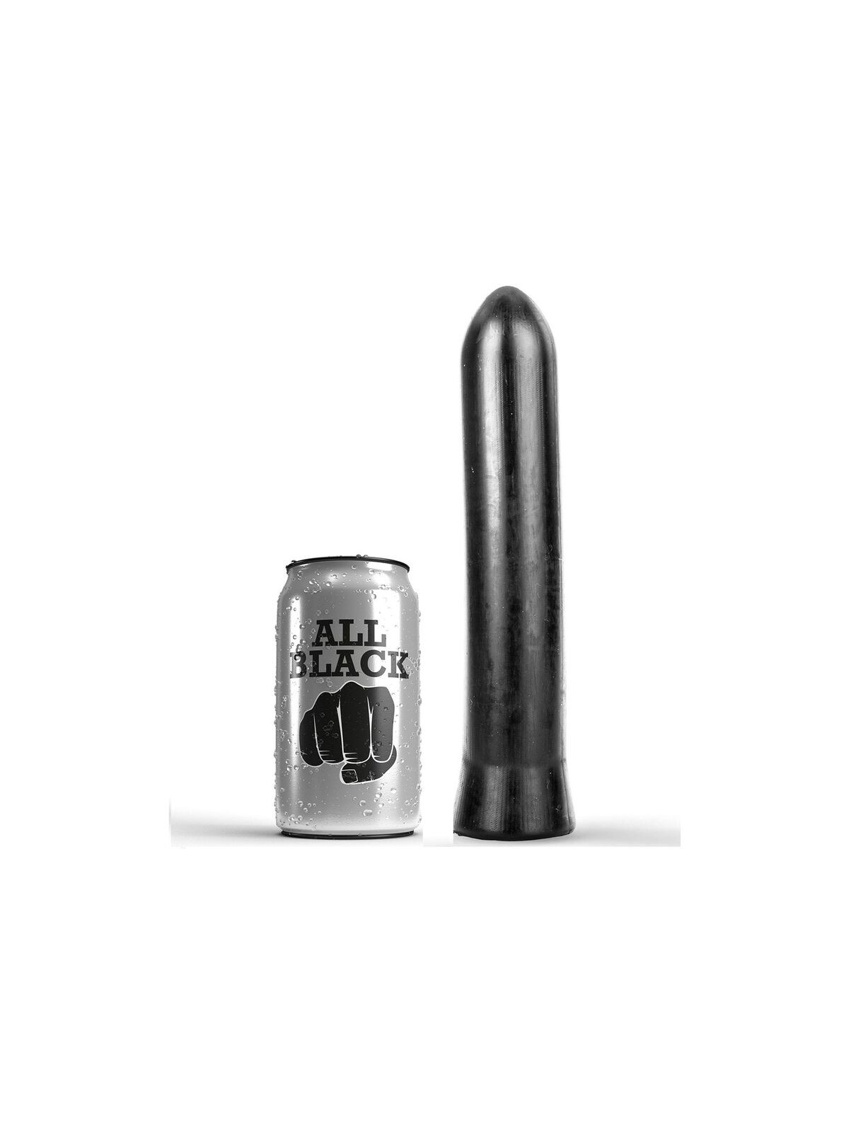 ALL BLACK - DILDO 22 CM