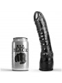 ALL BLACK - DILDO NERO REALISTICO 20 CM