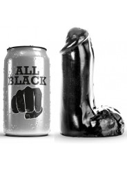 ALL BLACK - DILDO REALISTICO 13 CM