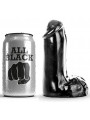 ALL BLACK - DILDO REALISTICO 13 CM