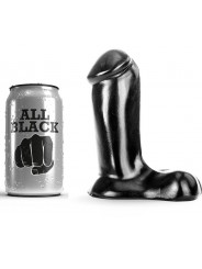 ALL BLACK - DILDO REALISTICO 14 CM