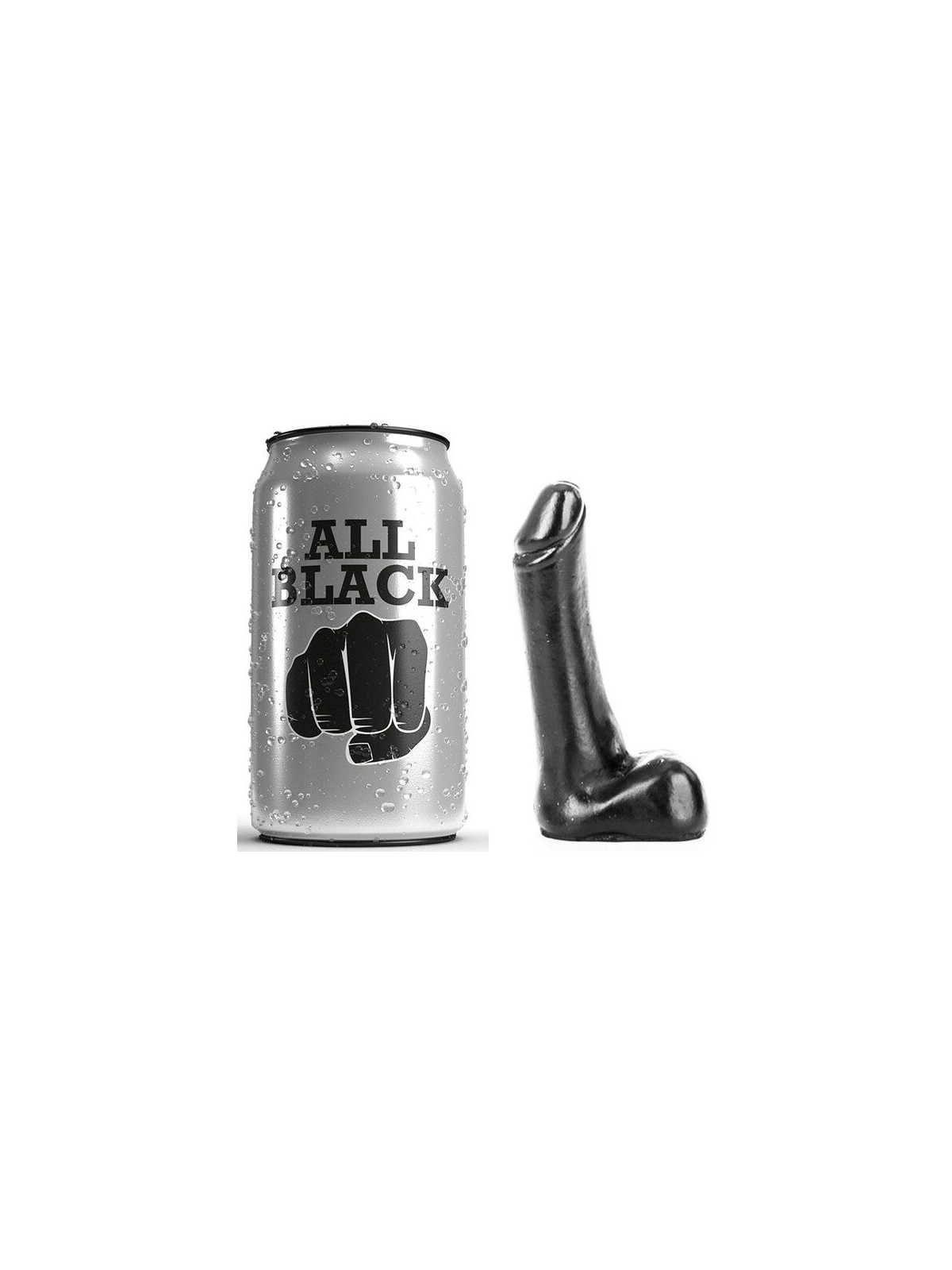 ALL BLACK - DILDO 9 CM