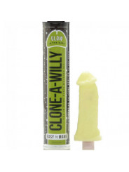 CLONE A WILLY - CLONATORE DEL PENE WILLY LUMINESCENTE VERDE CON VIBRATORE