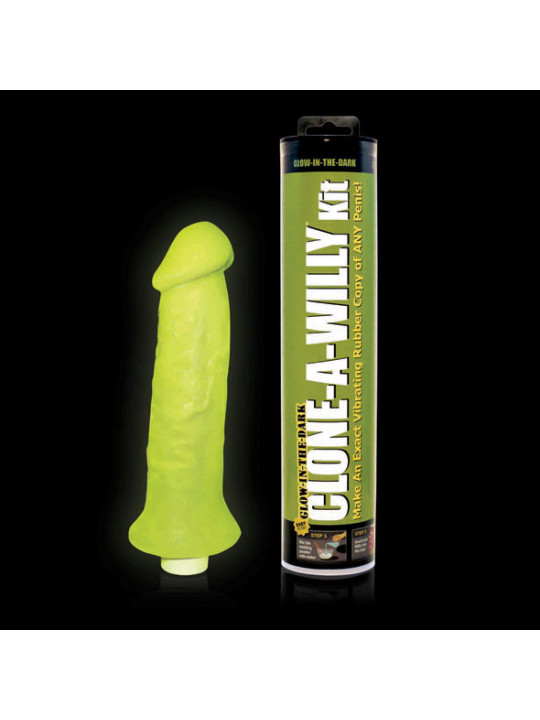 CLONE A WILLY - CLONATORE DEL PENE WILLY LUMINESCENTE VERDE CON VIBRATORE