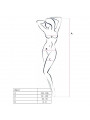 PASSION - WOMAN BS017 BODYSTOCKING NERO TAGLIA UNICA