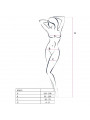 PASSION - WOMAN BS019 BODYSTOCKING NERO TAGLIA UNICA