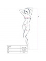 PASSION - WOMAN BS020 BODYSTOCKING NERO TAGLIA UNICA