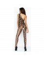 PASSION - DONNA BS036 BODYSTOCKING NERO TAGLIA UNICA