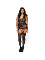 LEG AVENUE - BODYSTOCKING OPACO SENZA CUCITURE TAGLIA UNICA