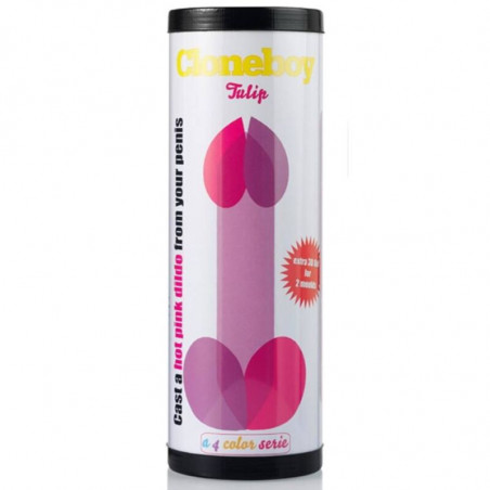 CLONEBOY - DILDO TULIPANO ROSA INTENSO