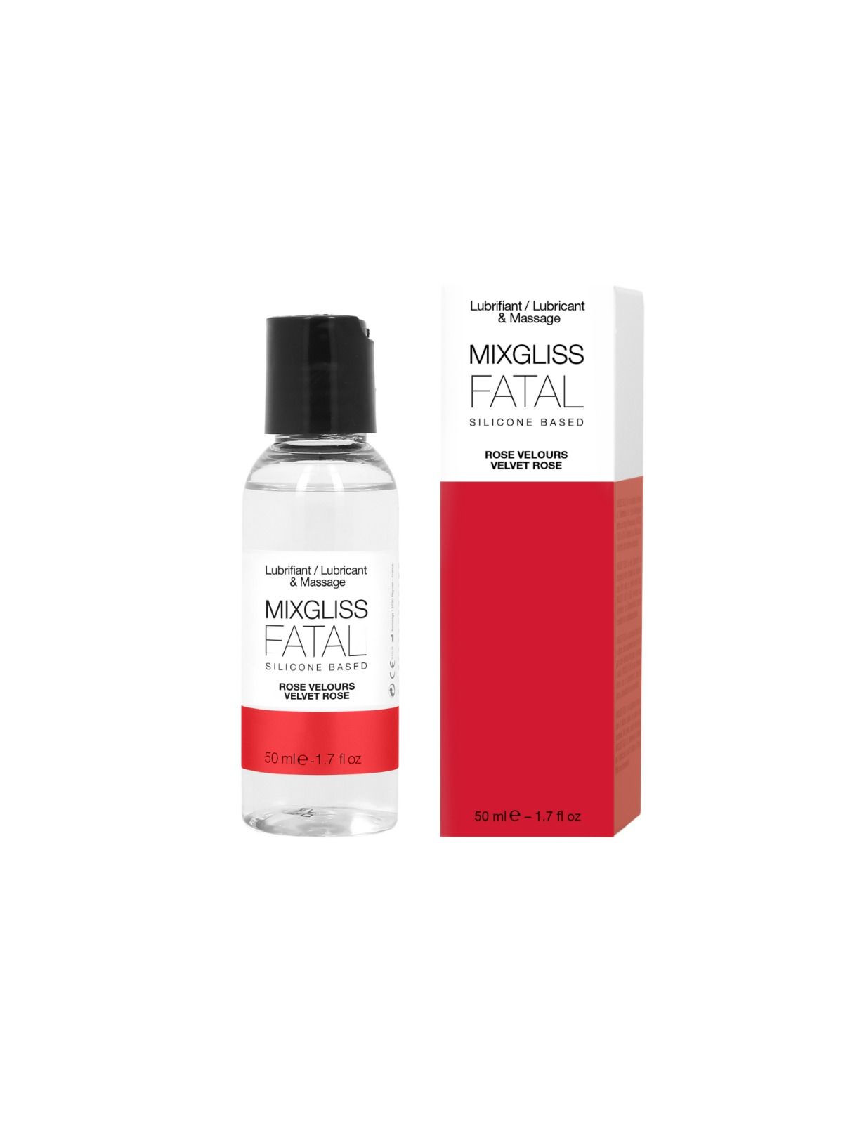 MIXGLISS - LUBRIFICANTE SILICONE ROSE FATALI 50 ML