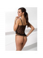 PASSION -DONNA JUSTINA TEDDY NERO TAGLIA L/XL