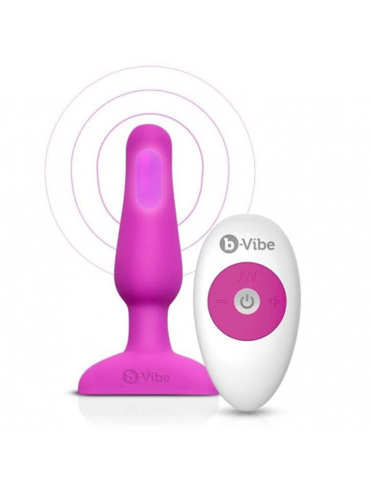 B-VIBE - PLUG ANALE NOVICE REMOTE CONTROL FUCSIA