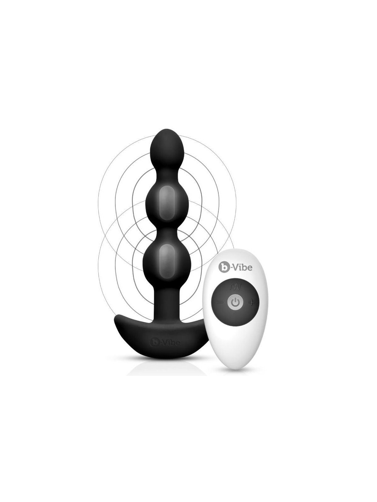 B-VIBE - PERLINE ANAL REMOTE CONTROL TRIPLET NERE