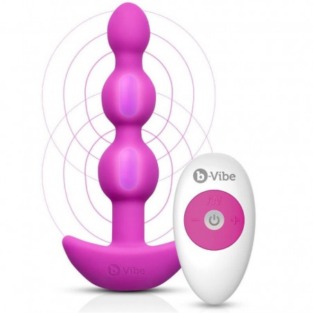 B-VIBE - PERLINE ANAL REMOTE CONTROL TRIPLET ROSA