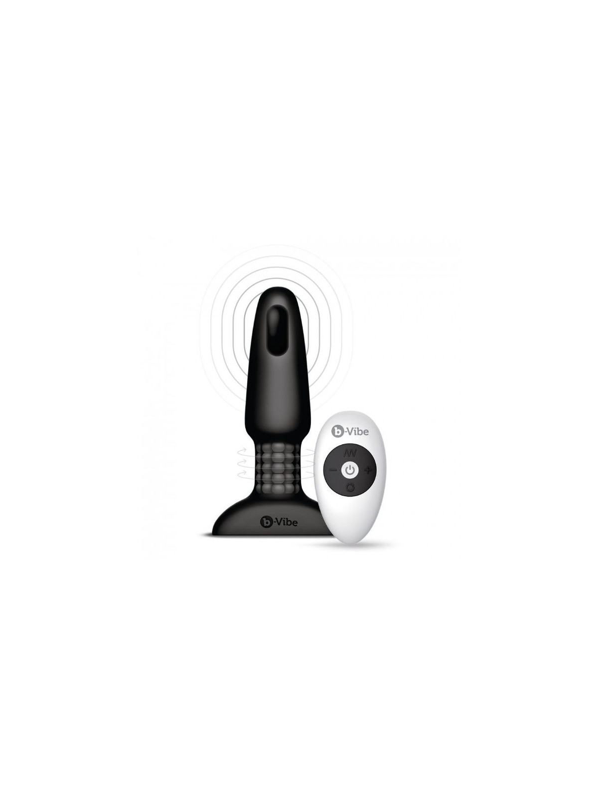 B-VIBE - RIMMING REMOTE CONTROL PLUG ANALE 2 NERO