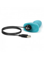 B-VIBE - RIMMING TELECOMANDO PLUG ANALE PETITE TEAL