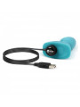 B-VIBE - RIMMING TELECOMANDO PLUG ANALE PETITE TEAL