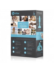 B-VIBE - RIMMING TELECOMANDO PLUG ANALE PETITE TEAL