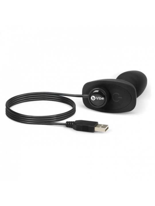 B-VIBE - RIMMING TELECOMANDO PLUG ANALE PETITE NERO